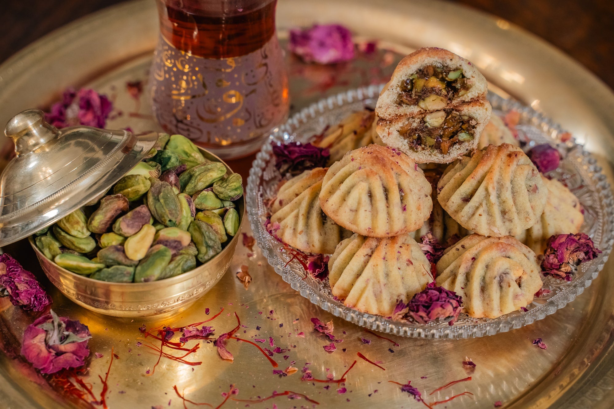 Pistachio Saffron Rose